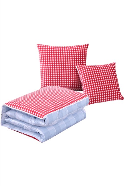 Order solid color plaid crystal velvet dual-purpose pillow quilt Car sofa cushion pillow manufacturer 40*40cm / 45*45cm / 50*50cm TAGS Neighborhood Welfare Association Booth Game Show Online Event ZOOM MEETING Event TEE, Online Event Gifts SKBD027 back view